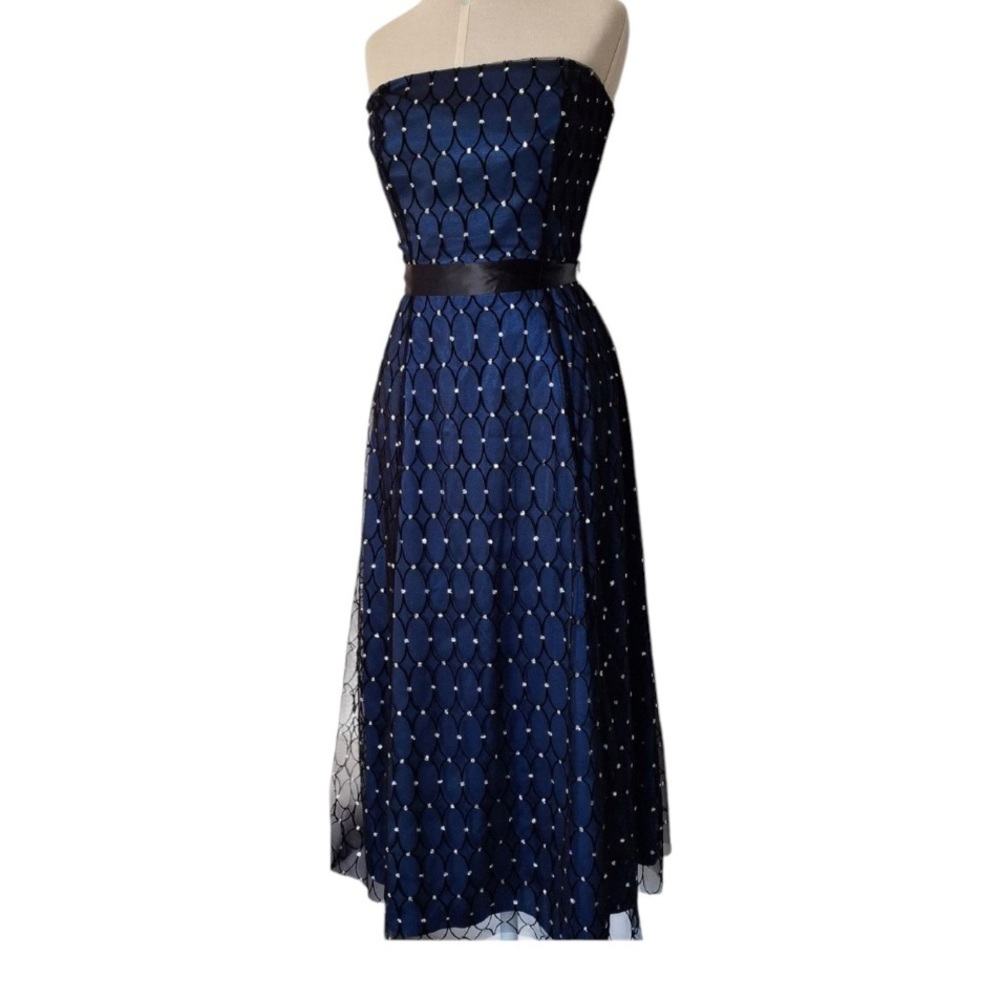 Adrianna Papell Boutique Strapless Sparkle Dress